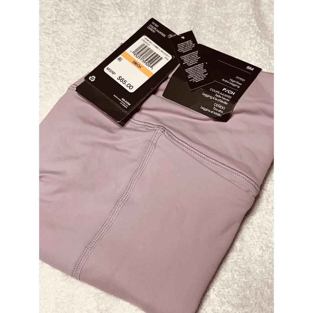 Under Armour Women's S High Rise Pink Ankle compression Leggings MSRP $65 NWT